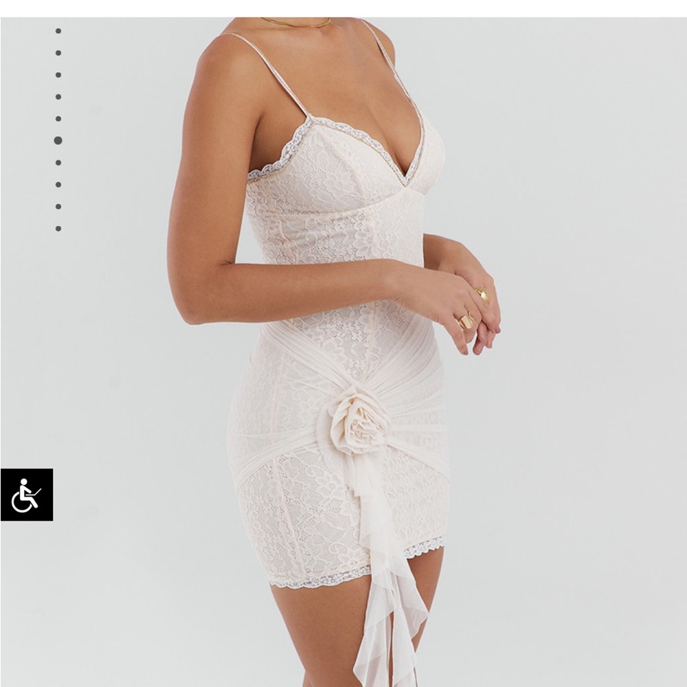 NWOT cream lace mistress rocks dress - Picture 2 of 10